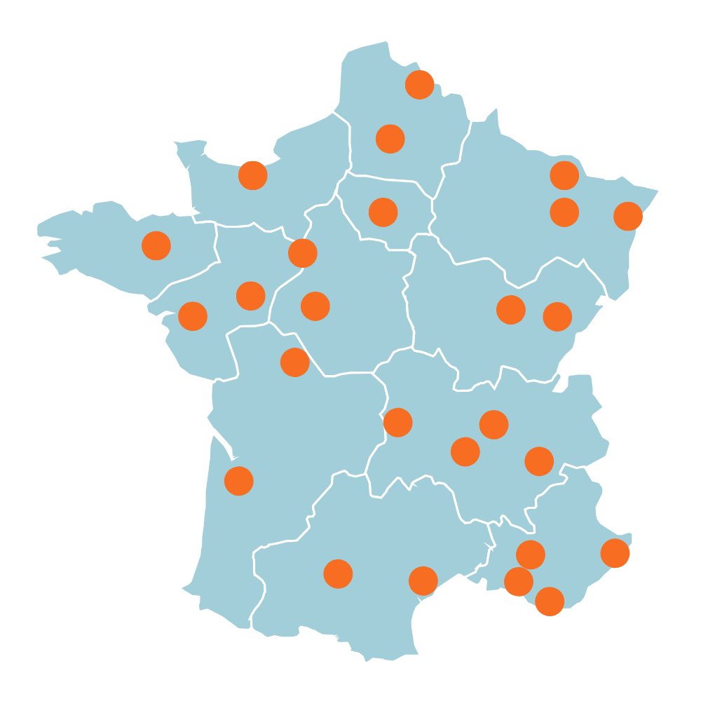villes Lodgis en France
