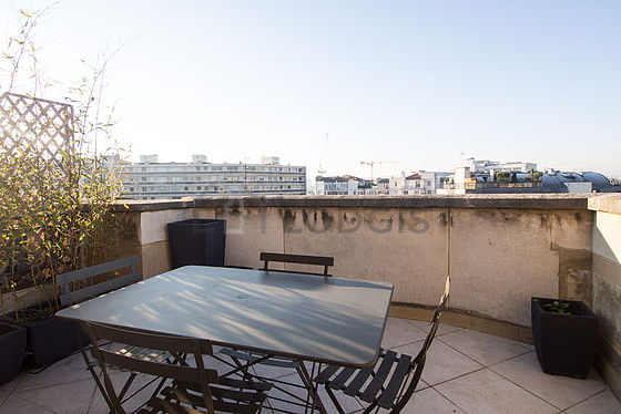 Balcony facing due south
