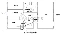 Apartamento París 16° - Salón