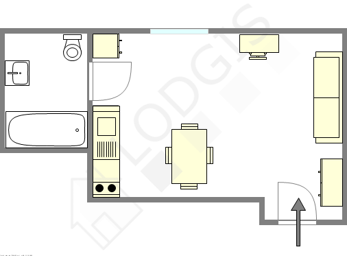 Apartment Villejuif - Interactive plan