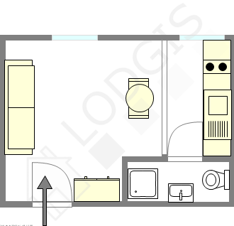 Квартира Париж 16° - Интерактивный план