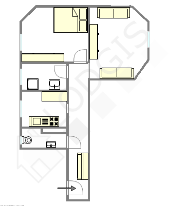 Appartement Asnières-Sur-Seine - Plan interactif