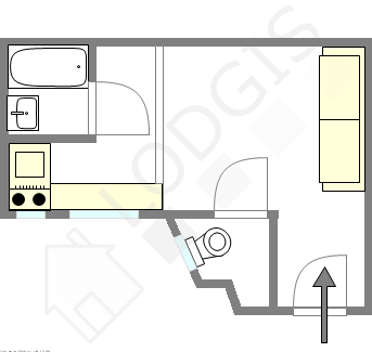 Apartment Paris 3° - Interactive plan