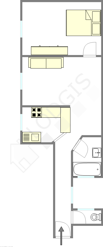 Apartment Paris 16° - Interactive plan