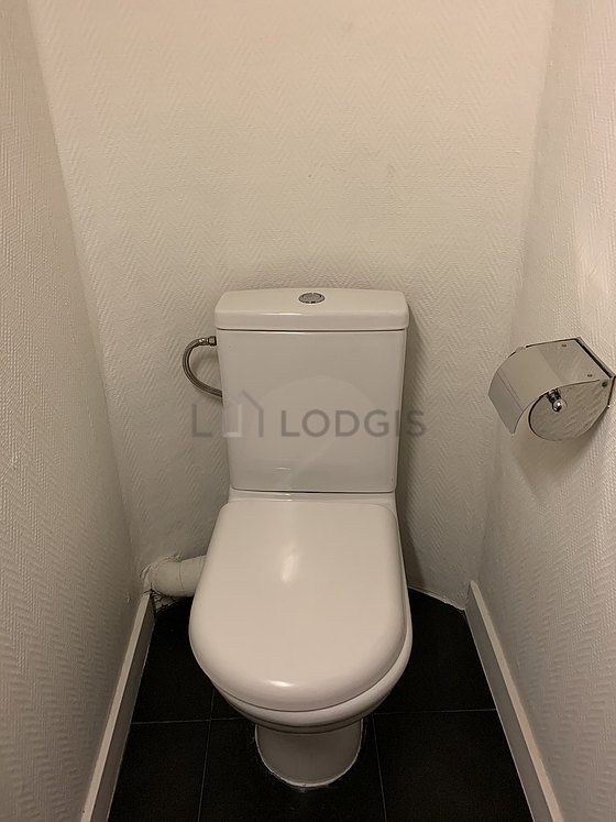 Toilets separated from the bathroom