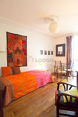 Wohnung Paris 20° - Wohnzimmer