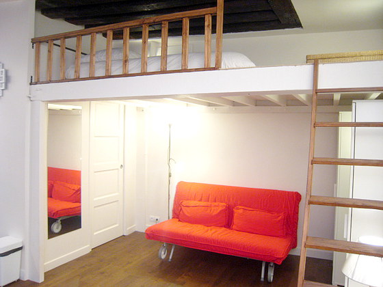 Séjour très calme équipé de 1 lit(s) mezzanine de 140cm, 1 canapé(s) lit(s) de 160cm, télé, armoire