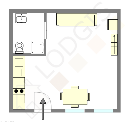 Appartement Paris 3° - Plan interactif