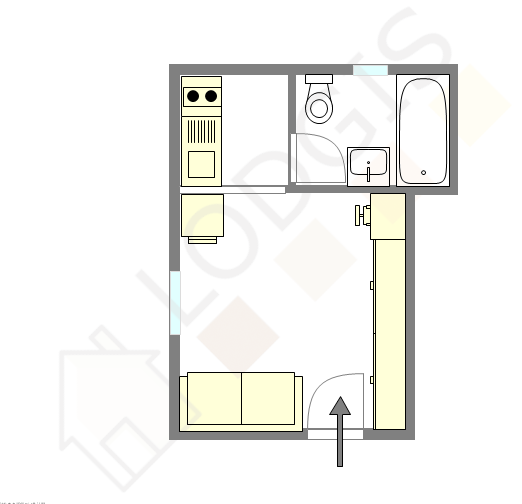 Apartment Villejuif - Interactive plan