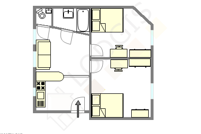 Apartment Villejuif - Interactive plan