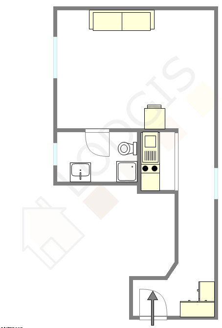 Appartement Paris 5° - Plan interactif