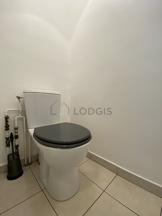 Toilets separated from the bathroom