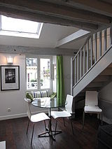双层公寓 巴黎5区 - 客厅