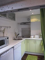 双层公寓 巴黎5区 - 厨房