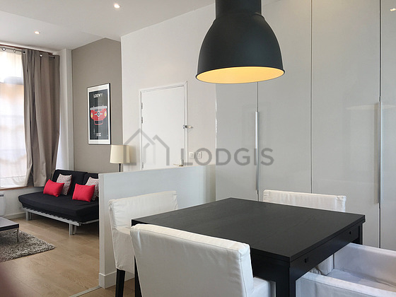 Living room with coco floor