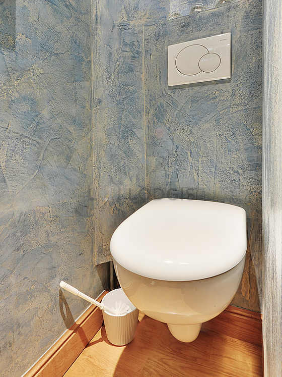 Toilets separated from the bathroom