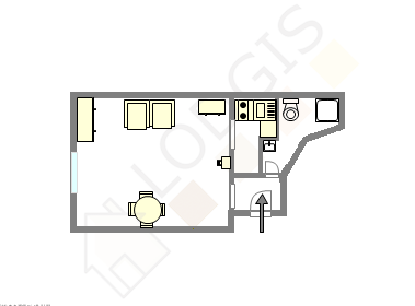 Wohnung Paris 9° - Interaktiven Plan