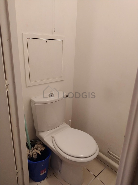 Toilets separated from the bathroom
