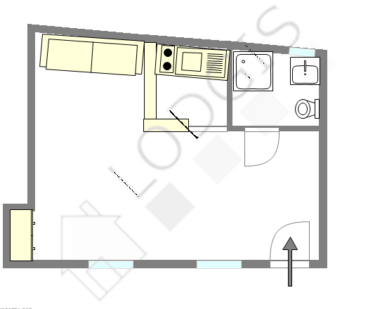 Wohnung Paris 5° - Interaktiven Plan