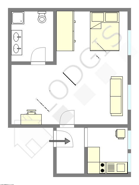 Apartment Paris 8° - Interactive plan