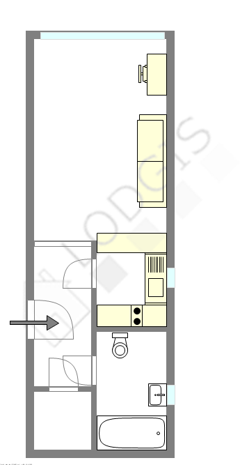 アパルトマン パリ 16区 - レイアウト