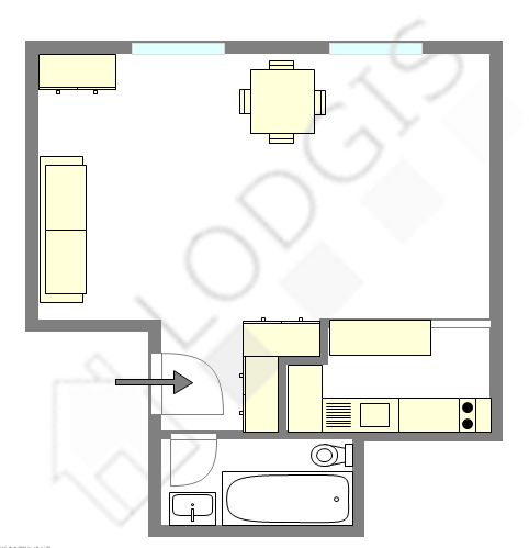 Apartamento Paris 5° - Plano interativo
