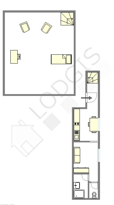 Дуплекс Saint-Cloud - Интерактивный план