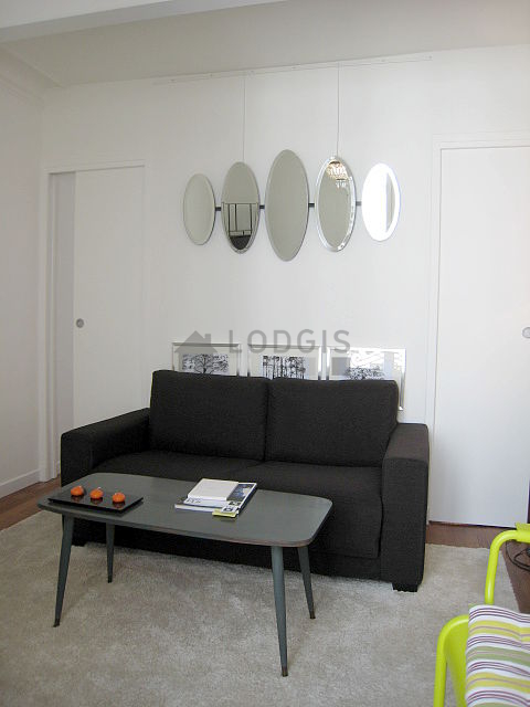 Quiet living room furnished with 1 sofabed(s) of 120cm, tv, dvd player, 1 armchair(s)