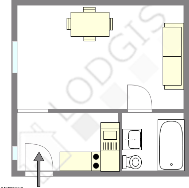 Appartement Paris 7° - Plan interactif