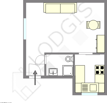 Apartment Paris 11° - Interactive plan
