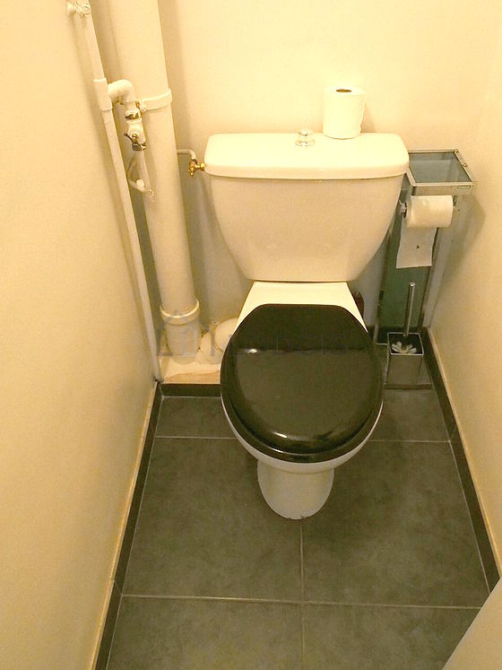 Toilets separated from the bathroom