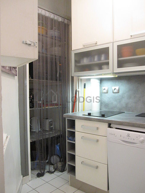 Beautiful kitchen with tile floor