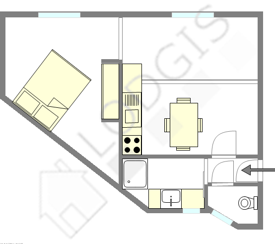 アパルトマン パリ 10区 - レイアウト