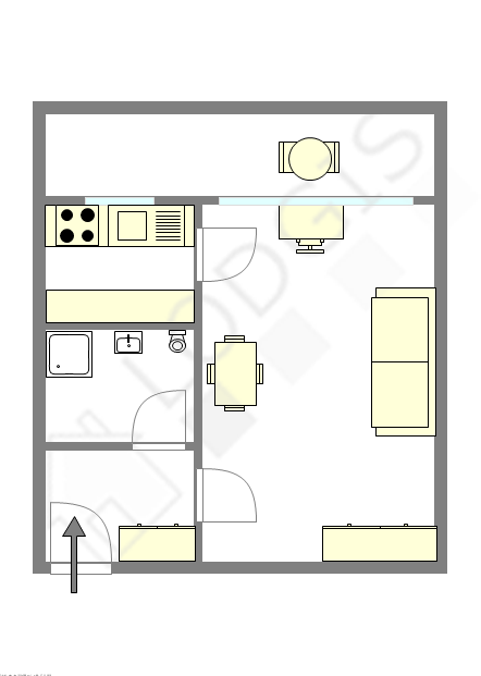Квартира Париж 13° - Интерактивный план