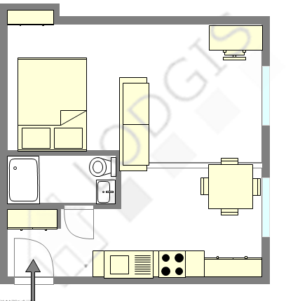 Rental Studio With Bike Storage Paris 12 Passage Gatbois 28 M Gare De Lyon