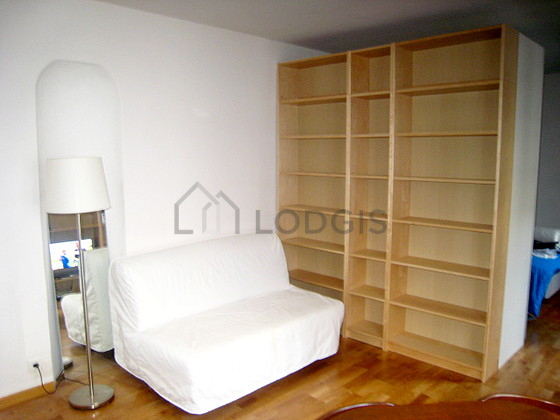 Living room furnished with 1 sofabed(s) of 140cm, tv, hi-fi stereo, 4 chair(s)