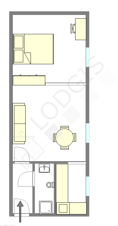 Appartamento Parigi 13° - Piantina interattiva