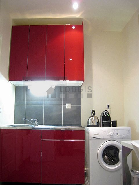 Beautiful kitchen with tile floor