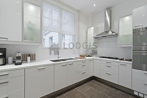 Great kitchen with tile floor