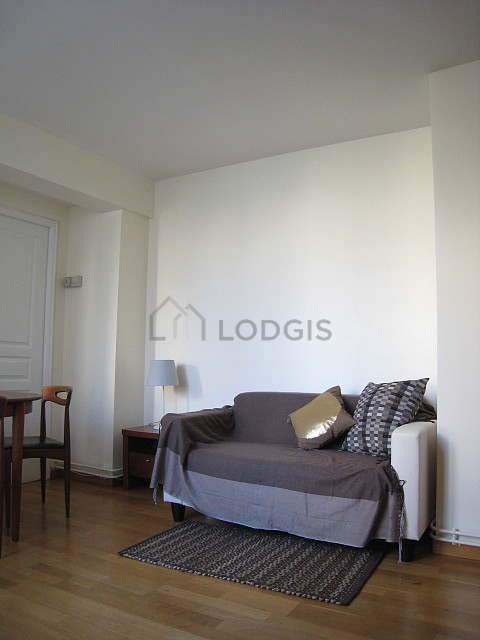 Living room with wooden floor