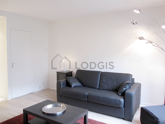 Quiet living room furnished with 1 sofabed(s) of 140cm, tv, hi-fi stereo, 1 armchair(s)