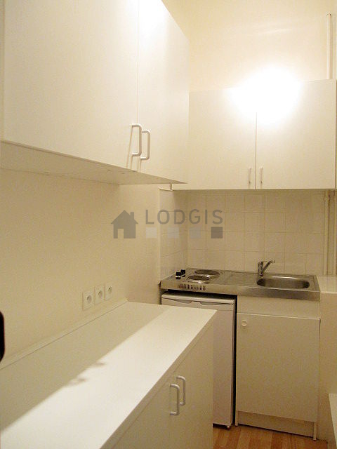 Kitchen with wooden floor
