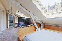 Duplex Paris 5° - Bedroom 2