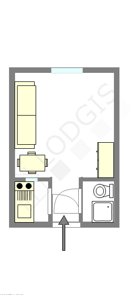 Appartamento Parigi 3° - Piantina interattiva
