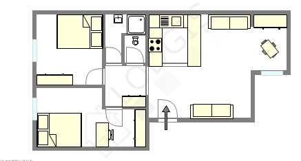 Appartamento Parigi 12° - Piantina interattiva