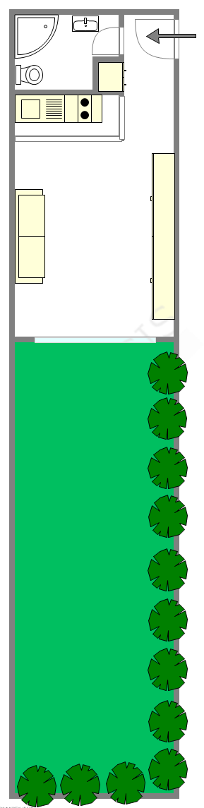 Квартира Париж 15° - Интерактивный план