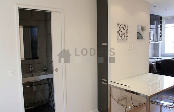 Living room with wooden floor
