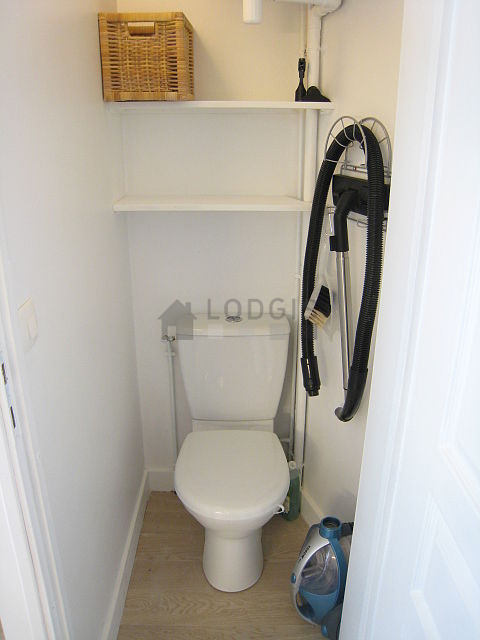 Toilets separated from the bathroom