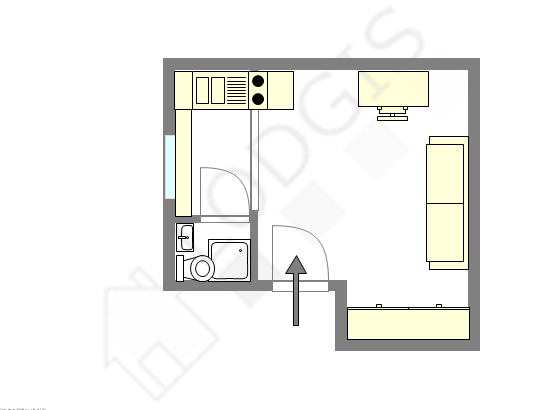 Apartment Paris 3° - Interactive plan