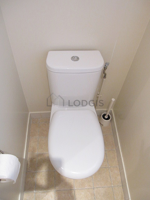 Toilets separated from the bathroom